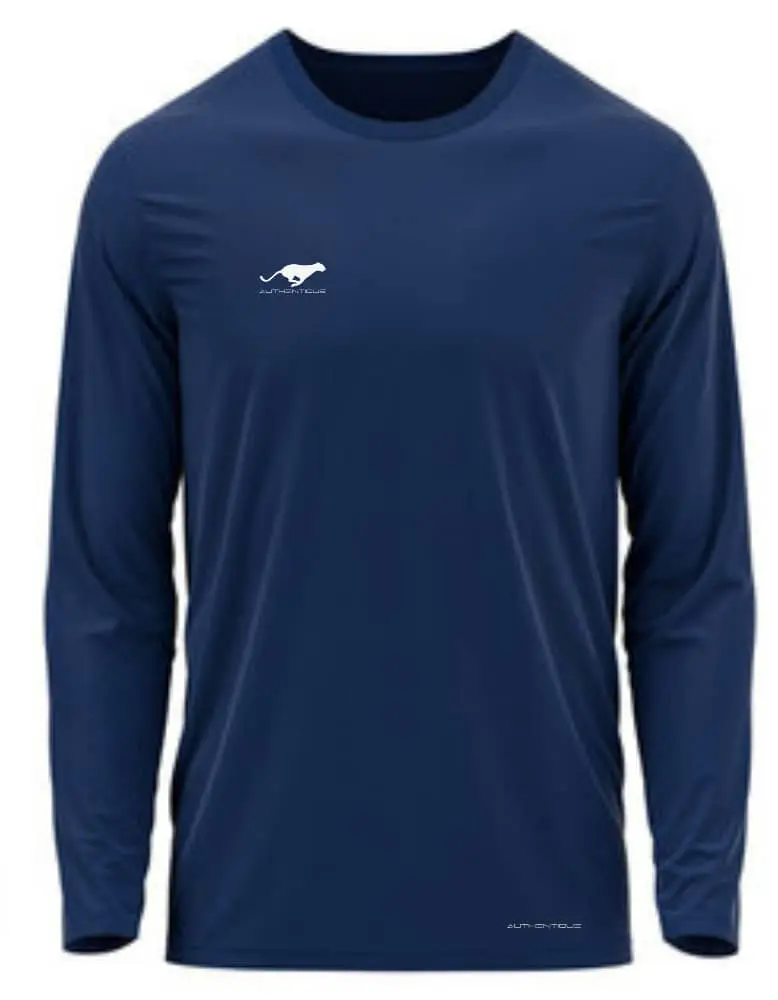 T shirt longue manche BLEU