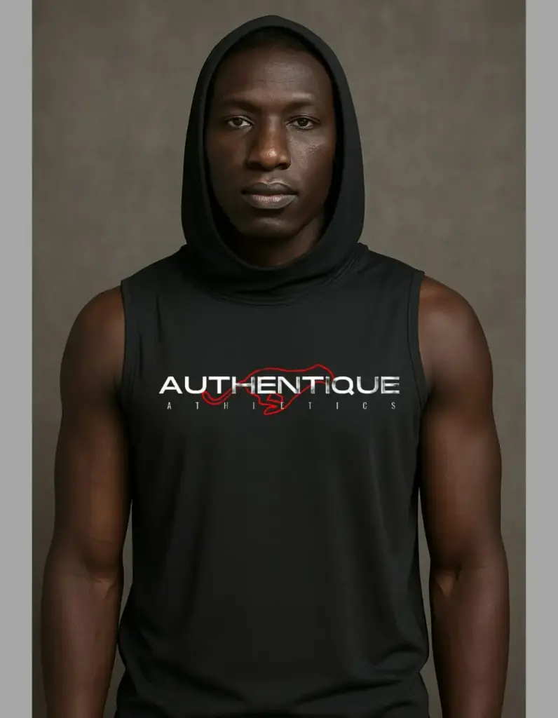 Débardeur à capuche NOIR