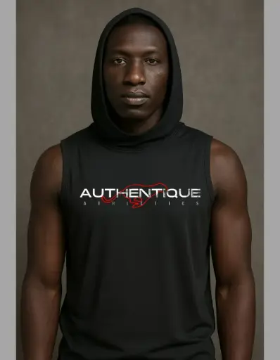 Débardeur à capuche NOIR